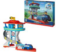PAW Patrol - Pat Patrouille - Tour de Contrôle 50 Cm - Avec Périscope, Missions, Toboggan, 7 Cartes 1 Véhicule Et 2 Figurines Chase - Pat Patrouille Jouet - Voiture Enfant - Jouet Enfant 3 Ans Et +