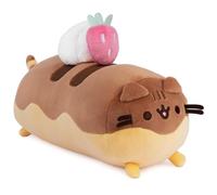 Spin Master, Peluche GUND Pusheen Éclair Squisheen à partir de 8 ans, marron/jaune, 28 cm