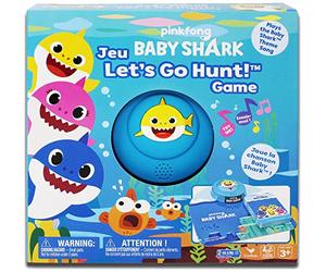 Spin Master- Pinkfong Baby Shark-“Let’s go Hunt Jeu de société, 605959, Multicolore