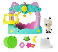 Gabby et la Maison Magique - Gabby Dollhouse - Balcon Observatoire Pandy Pattes - 1 Figurine Et 6 Accessoires - Dessin Animé Jouet Maison De Poupée - Jouet Enfant 3 Ans Et +