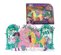 L'ecole Des Licornes Playset Mini Poupee Ava Et Leaf Color Change Unicorn Academy