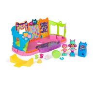 Gabby's Dollhouse Gabby et la Maison Magique - Gabby Dollhouse - Playset Roller Disco - Thème Fête - 2 Figurines Et 8 Accessoires - Dessin Animé Jouet Maison De Poupée - Jouet Enfant 3 Ans Et +