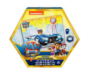 Spin Master - Puzzle 48 pièces PAW Patrol Le Film - 279.4mm x 381mm - Âge recommandé 4+ - Multicolore - Motricité fine - Référence 6062722