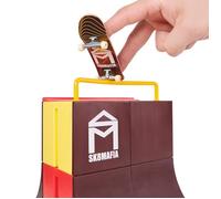 Tech Deck X-Connect Park Creator - Rampe Personnalisable et à Construire avec Un Fingerboard Unique - Les Styles Peuvent Varier