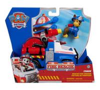 Figurine et véhicule Paw Patrol Pat’Patrouille Fire Rescue Chase