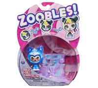 ZOOBLES JOUET - PACK DE 1 Z-GIRLZ - 6061365 - Boules Magiques et Colorées Transformables en Animaux Fantastiques - Modèle aléatoire