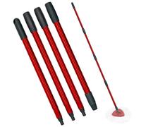 Spin Poignée de Remplacement Vadrouille Compatible avec Vileda Turbo Spin Mop EasyWring Réglable 4 Section Rod Amovible