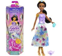 Spin & Reveal Jasmine Mattel Poupée Disney Princesses avec accessoires et 11 surprises HXC23