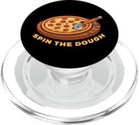 Spin The Dough Pizza Lecteur de Disque Vinyle DJ PopSockets PopGrip pour MagSafe