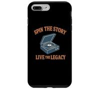 Spin The Story Live Legacy Lecteur Vinyle Coque pour iPhone 7 Plus/8 Plus