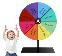 Spin The Wheel, roulette tournante pour prix | Acrylique effaçable Rounder of Fortune Game | Plateau de roulette Prize pour carnavals, festivals, salles de classe, réunions annuelles
