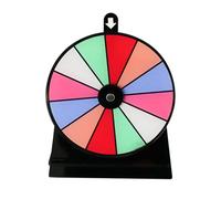 Spin Wheel - Spinner effaçable avec 12 emplacements | Plateau de table de roulette de fortune pour les carnavals, salle de classe, soirée familiale, événements d'entreprise, salons professionnels