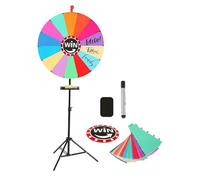 Spin Wheel - Support De Jeu Lucky Wheel Amovible, Plateau Multi-Fentes, Affichage De La D'écriture, Accessoire Compact Et Amusant | avec Une Conception Réglable pour Les Jeux De Carnaval du Fe