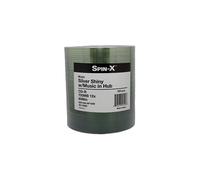 Spin-X 100 12X CD-R de musique audio numrique 80 min 700 Mo Argent brillant