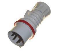 Gewiss Prise droite de câblage basse tension GW60009H - 3P+N+E 380-415 V 16 A IP44/IP54 Rouge