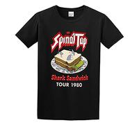 Spinal Tap Shark Sandwich Tour 1980S Us Trend Graphic Top Printed Shirt Short Sleeve Tee Mens T Shirt Black 3XL