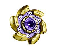 Spinateur de Main Facile à Utiliser Jouet de soulagement Fidget Stress Portable Enfants Adolescents Adultes Alliage en Aluminium doigté Transformable Doigt gyro gyro Doré