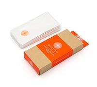 SPINCARE Lot De 5 Chiffons Antistatiques pour Disques Vinyles Chiffon Blanc Ultra Doux en Microfibres De 24 Cm X 16,5 Cm sans Peluches | Enlève Délicatement La Poussière Et Les Débris des LPs