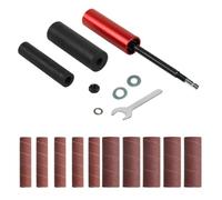 Spindle Sander Drum Sander Set Hand-Held Rubber Sanding Drum Held Rubber Sanding Drum for Metal Wood Glass Stone