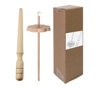 Spindle Top Whorl Spindle Spinner à fil de bois - Outil de filage sculpté à la main pour débutants, idéal pour la filature de la laine, des fibres et du fil. Araignée traditionnelle en bois pour le