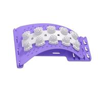 Spine Stretcher | PP Adjustable Back Massager Board 14.17In | 4 Level Lumbar Cracker Stretcher with Nodes | for Home Gym Correction Relaxation Slouching Prevention