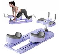Spine Twist & Stretch Trainer Ab Machine Back Stretcher Core Workout Full Body Stretch Crawling Exercise Machine, 6 Training Modes, for Abdominal, Waist, and Core Training Blue