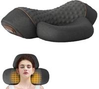 Spinea CerviCalm, Oreiller Massant Cervical Chauffant, Masseur cervical 3-en-1avec Chauffage, Intensité réglable, pour maison et bureau (Dunkelgrau)