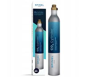 Spinel Cylindre de CO2 Soda pour SodaStream (sauf modèles Terra et Duo), cylindre de CO2 universel pour 60 l d'eau gazeuse