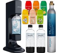 Spinel Soda Appareil à gazéifier BubbleON + sirops Spinel Soda, 6 pièces
