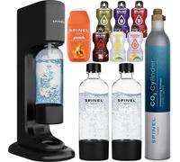 SPINEL SODA BubbleON appareil à gazéifier + 2 bouteilles + Bolero + sirop SPINEL SODA avec vitamines pêche 65ml