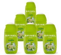 Spinel Soda, sirop avec vitamines, sans sucre ajouté, 6 x 65 ml, pour jusqu’à 60 L de boisson prête à consommer, lot de 6 sirops (Mojito)