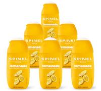 Spinel Soda, sirop avec vitamines, sans sucre ajouté, 6 x 65 ml, pour jusqu’à 60 L de boisson prête à consommer, lot de 6 sirops (Limonade)