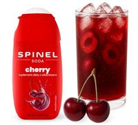 Spinel Soda, sirop vitaminé, sans sucre ajouté, 65 ml, pour jusqu'à 10 l de boisson prête à boire (Cerise)