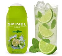 Spinel Soda, sirop vitaminé, sans sucre ajouté, 65 ml, pour jusqu'à 10 l de boisson prête à boire (Mojito)
