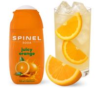Spinel Soda, sirop vitaminé, sans sucre ajouté, 65 ml, pour jusqu'à 10 l de boisson prête à boire (Orange)
