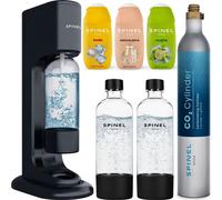 Spinel Soda Wassersprudler BubbleON + Spinel Soda Sirups Mojito, Prosecco, Tonic