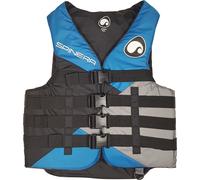 SPINERA Deluxe 4 Buckle Nylon Vest Blue Gilet de sauvetage gilet de ski nautique bleu unisexe, Gilets Spinera:104cm-114cm (L)