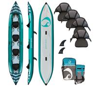 Spinera Kayak Hybris 510 cm Kayak Gonflable Polyvalent Bateau Canot Turquoise
