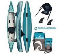 SPINERA Molveno 380 HDDS Kayak 1 Person Inflatable Canoë Touring Kayak 385Cm