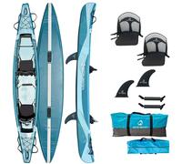Spinera Molveno 430 Kayak 2 Personnes Canoë Bateau Gonflable Turquoise 422 Cm