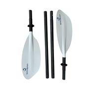 SPINERA Pagaie De Kayak Basic 230cm 4 Pièces Pagaie Double Alu Blanc