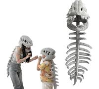 Spinesaurus Plush Dino Outfit, Spinosaurus Costume,Squelette 3Dde Dinosaure, Costume de Cosplay réaliste pour Halloween, Spinosaure en Peluche pour fêtes