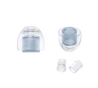 SpinFit NEO for IEM - SS - Embouts en silicone brevetés pour le remplacement, ajustement sûr et confort suprême, réduit les réactions allergiques, un lot convient aux buses normales et fines (1 paire)