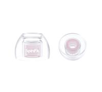 SpinFit Omni - Embouts brevetés pour écouteurs sans fil et intra-auriculaires, embouts de rechange en silicone (1 paire) (embout de 3,7 mm de diamètre) - Taille S