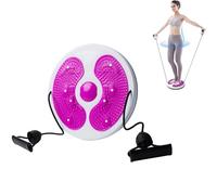 Spinfit Sculpteur de Taille, Twist Disque de Taille avec Corde de Traction,Disque de Torsion d'aérobic Fitness, Twist Disque de Taille (Rose rouge)