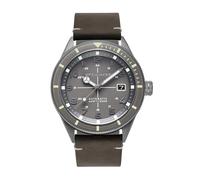 SPINNAKER Cahill Homme 43mm Bracelet Cuir Gris Automatique Montre SP-5064-03