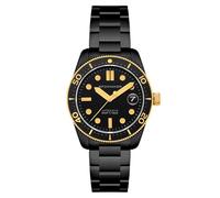 Spinnaker Croft SP-5100 Montre automatique pour homme avec bracelet en acier inoxydable massif 40 mm, Sable Shine