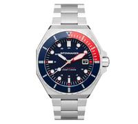 Spinnaker Dumas SP-5081 Montre Automatique 3 Aiguilles pour Homme avec Bracelet en Acier Inoxydable Massif 44 mm, Multicolore, Japonais