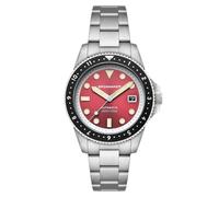 Spinnaker Montre automatique Croft Pioneer - 42 mm, Rouge sangria, Croft Pioneer Automatique