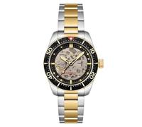 Spinnaker Montre automatique pour homme Croft 42 mm avec bracelet en acier inoxydable massif SP-5134, Carbone bicolore, Bracelet